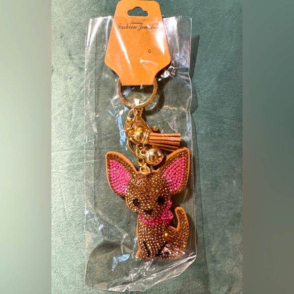 NWT—4 Key Chains/Purse Charms & 1 Tiny Cow—SPARKLY! Customer appreciation gifts! - Picture 2 of 13